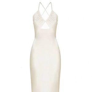 Shona Joy la lune ruched bodice maxi dress